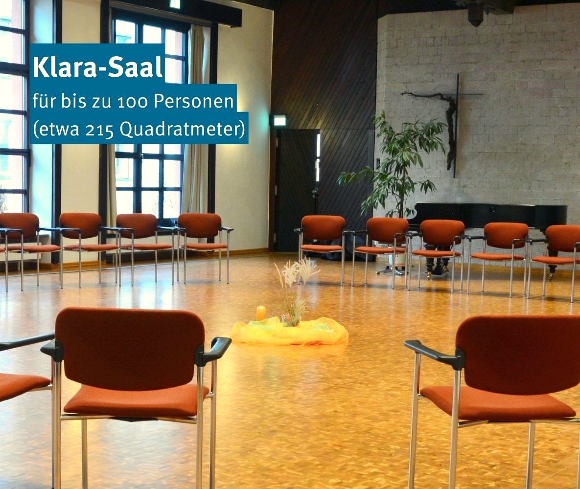Der Klara-Saal mit Parkettboden